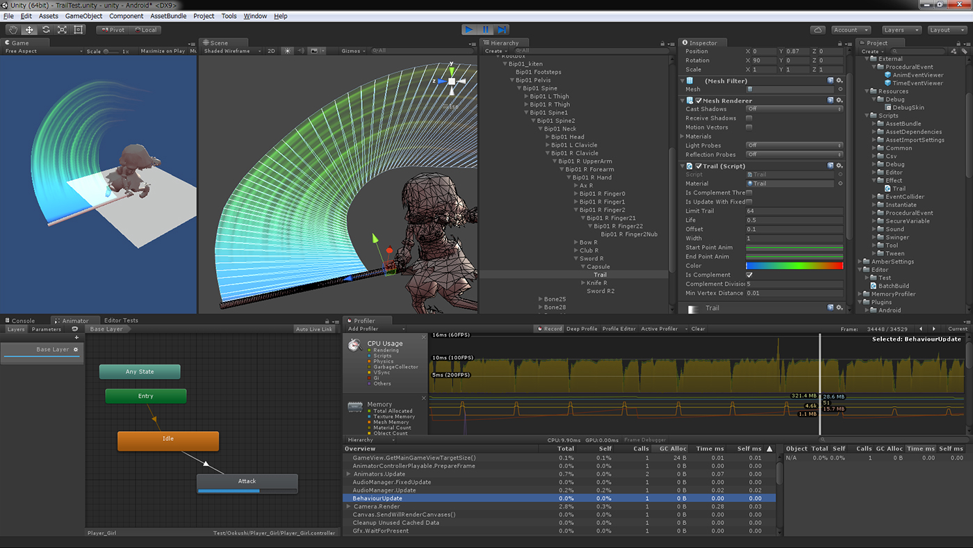 Unityエディタ